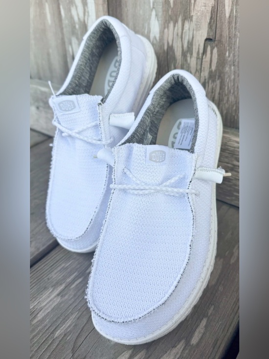 Hey Dude Other - Hey Dude Men’s White Wally Artic White Slip-on-shoe Size 9